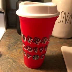 Starbucks 2019 reusable Christmas mug